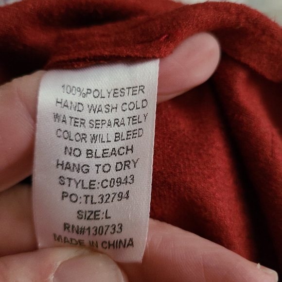 Altar'd State Red Faux Suede Dress - Picture 9 of 9